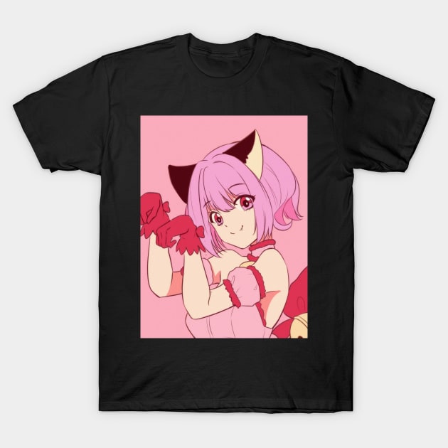 Cat Cat Ichigo Fanart T-Shirt by YayaChann